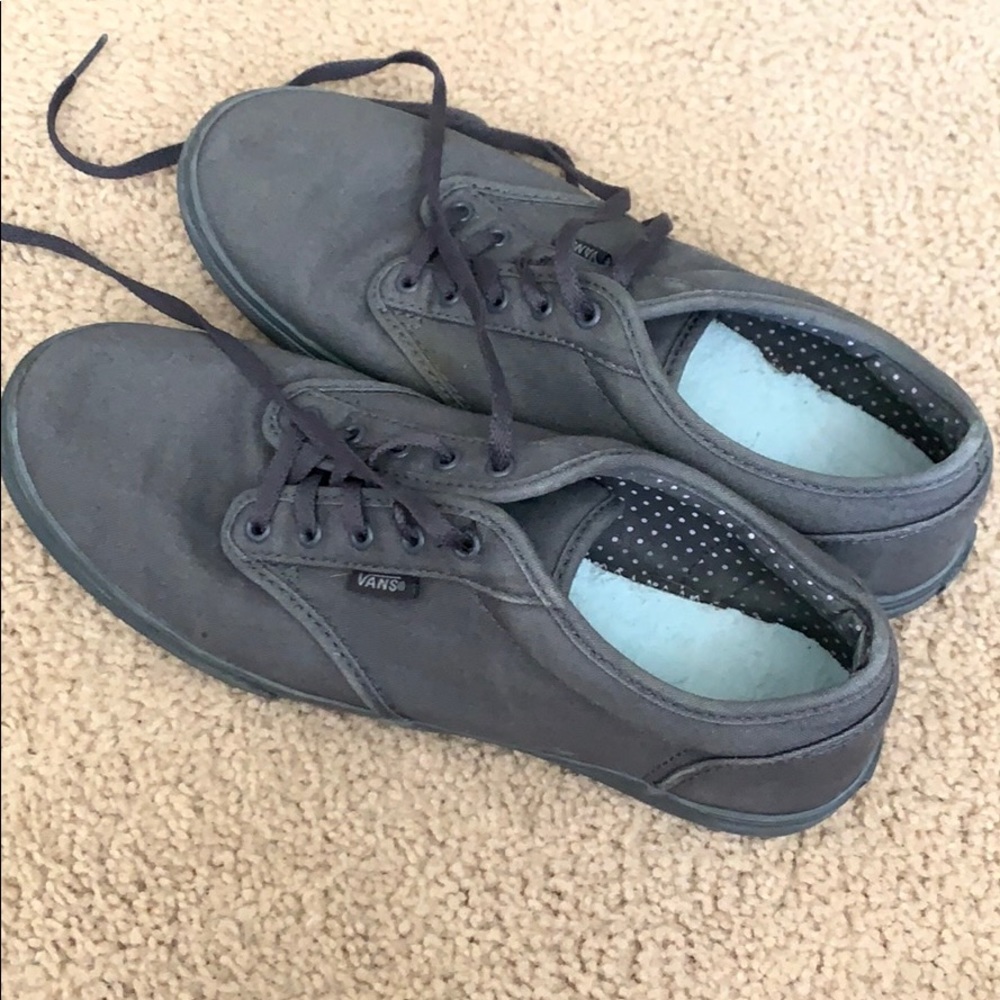 Dark Gray Vans!